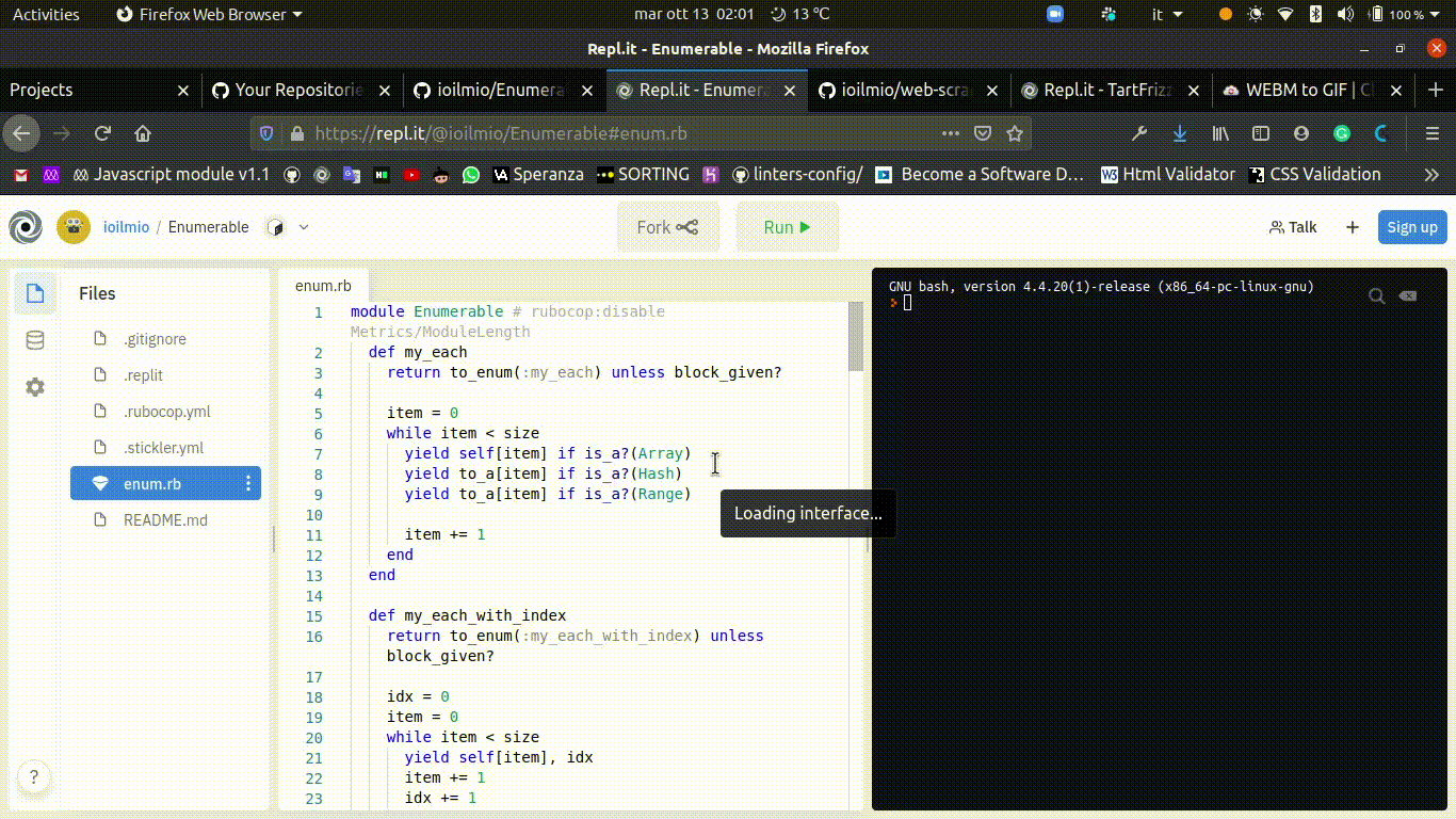 enumerable methods repl.it